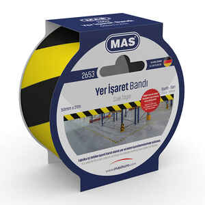 MAS - MAS 2653 50mmX27mt YER İŞARETLEME BANDI