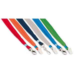 MAS - MAS 3540 KART ASKI İPİ METAL KLİPS BEYAZ 50 Lİ