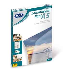 MAS - MAS 7705 A5 LAMİNASYON KAPLAMA 125mic.(ÖZEL FİYAT)