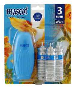 Mascot - Mascot Fresh Sprey 3 Yedekli Wave