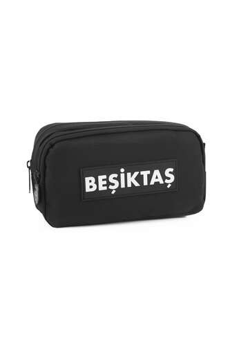 ME 25321 BEŞİKTAŞ SİYAH BEYAZ GARNİ KALEM ÇANTASI