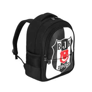 ME ÇANTA - ME 25360 BEŞİKTAŞ BJK 1903 LOGO DESENLİ SUNİ DERİ OKUL ÇANTASI