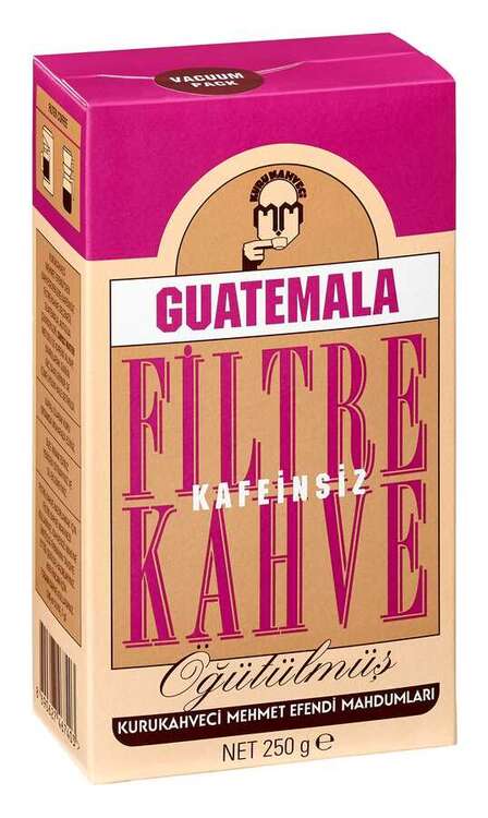 Mehmet Efendi - Mehmet Efendi Guatemala Kafeinsiz Filtre Kahve 250 GR