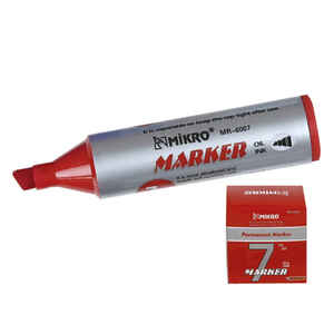 MIKRO - MİKRO 6007 KIRMIZI 7 mm MARKER