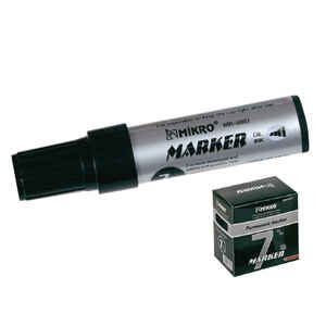 MIKRO - MİKRO 6007 SİYAH 7 mm MARKER