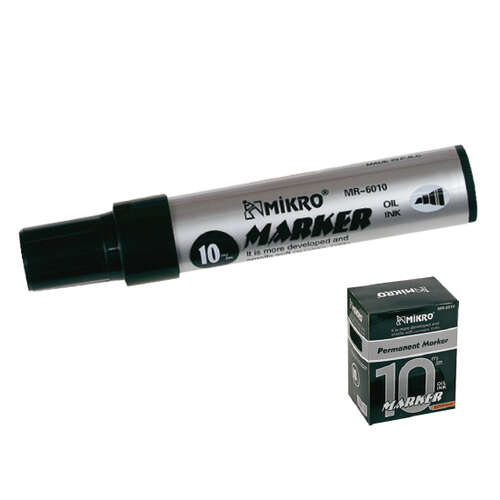 MİKRO 6010 SİYAH 10 mm JUMBO MARKER