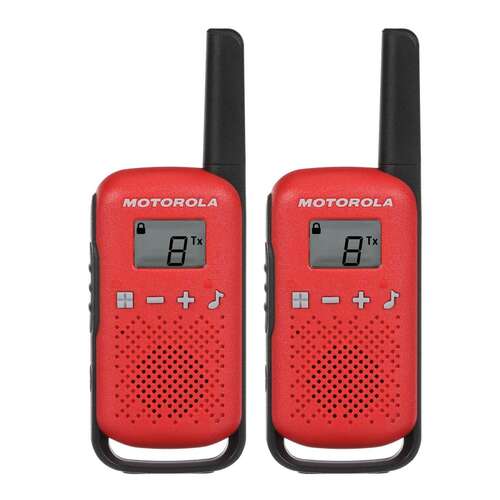 MOTOROLA T42 TELSİZ İKİLİ SET KIRMIZI