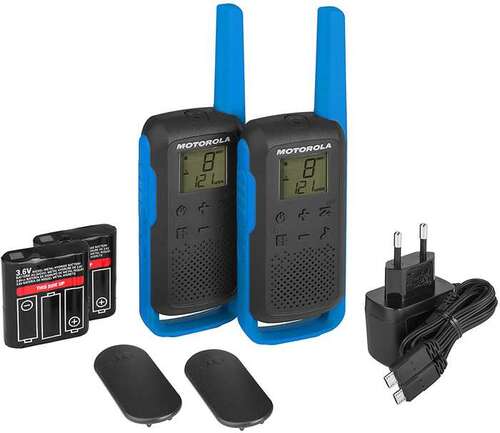 Motorola TLKR-T62 Mavi El Telsizi Pmr İkili Set