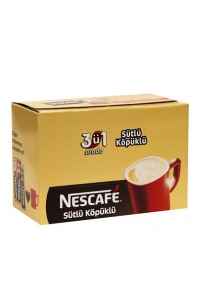 Nescafe - Nescafe 3ü1 Arada Sütlü Köpüklü 72 li Paket