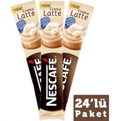 Nescafe - Nescafe Crema Latte 17 GR 24 lü Paket