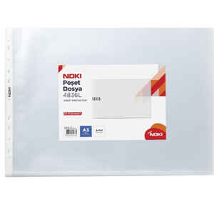 NOKI - NOKİ A3 POŞET DOSYA YATAY 25 Lİ 4836-L