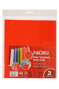 NOKI - NOKİ A4 HAZIR DEFTER KABI KIRMIZI 10 LU 60164-10