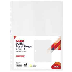 NOKI - NOKİ A4 POŞET DOSYA XL100 LÜ 4830XL