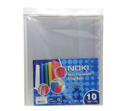 NOKİ HAZIR KİTAP KABI ŞEFFAF 10 LU 60170-10
