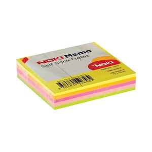 NOKI - NOKİ MEMO 75x75 KÜP NEON YAPIŞKAN NOT KAĞIDI 100 YP 12042