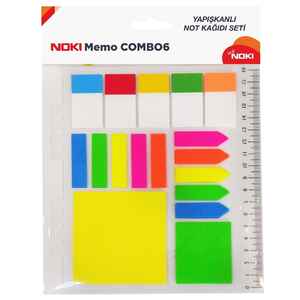 NOKI - NOKİ MEMO COMBO 6 YAPIŞKANLI NOTLUKLAR 12706