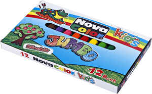 NOVA COLOR - NOVA COLOR 12 RENK JUMBO MUM BOYA NC-2124
