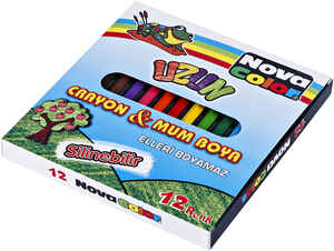 NOVA COLOR - NOVA COLOR 12 RENK UZUN BOY MUM BOYA NC-2112