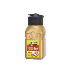 NOVA COLOR - NOVA COLOR AKRİLİK BOYA 100 ml ALTIN NC-2035