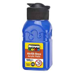 NOVA COLOR - NOVA COLOR AKRİLİK BOYA 100 ml MAVİ NC-2012