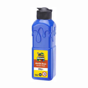 NOVA COLOR - NOVA COLOR AKRİLİK BOYA 250 ml MAVİ NC-3012