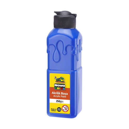 NOVA COLOR AKRİLİK BOYA 250 ml MAVİ NC-3012