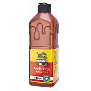 NOVA COLOR - NOVA COLOR AKRİLİK BOYA 500 ml BAKIR NC-672
