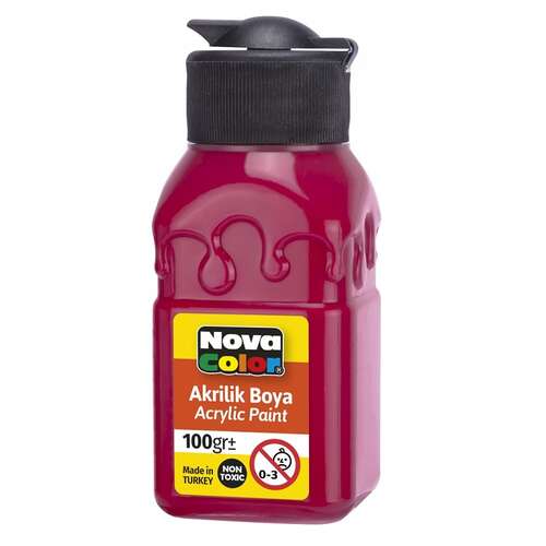 Nova Color Akrilik Boya Ateş Kırmızı 100 Ml Nc-2023
