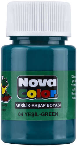 NOVA COLOR AKRİLİK BOYA YEŞİL ŞİŞE NC-172