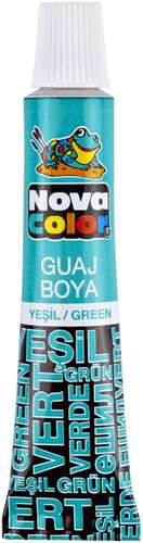NOVA COLOR GUAJ BOYA TÜP YEŞİL NC-118