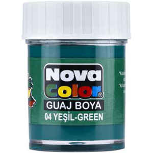 NOVA COLOR - NOVA COLOR GUAJ BOYA YEŞİL ŞİŞE NC-106