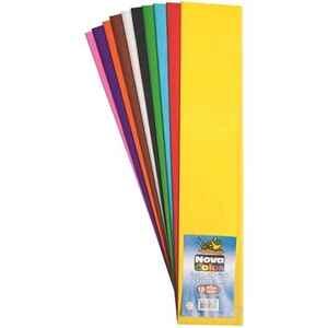 NOVA COLOR - NOVA COLOR KRAPON KAĞIDI 10 LU SET KARIŞIK NC-338