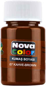 NOVA COLOR - Nova Color Kumaş Boyası Kahve Nc-165