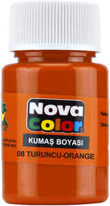 NOVA COLOR - Nova Color Kumaş Boyası Turuncu Nc-166