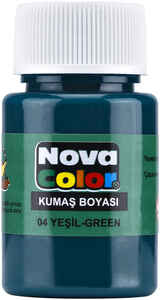NOVA COLOR - Nova Color Kumaş Boyası Yeşil Nc-162