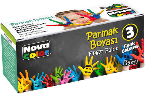 NOVA COLOR PARMAK BOYASI 3 RENK NC-137