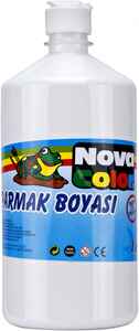 NOVA COLOR - NOVA COLOR PARMAK BOYASI BEYAZ 1 KG.NC-286