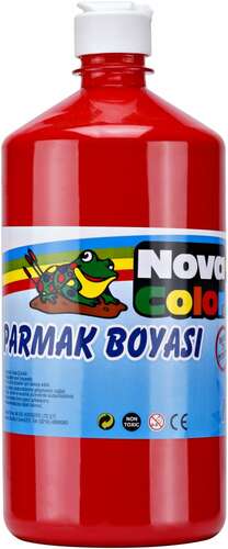 NOVA COLOR PARMAK BOYASI KIRMIZI 1 KG.NC-316