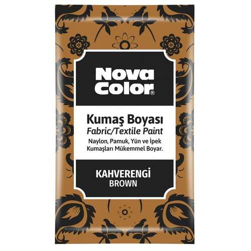 Nova Color Toz Kumaş Boyası Kahve 12 Gr Nc-905