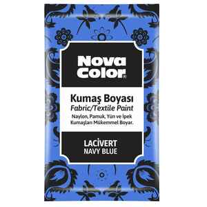 NOVA COLOR - Nova Color Toz Kumaş Boyası Lacivert 12 Gr Nc-909