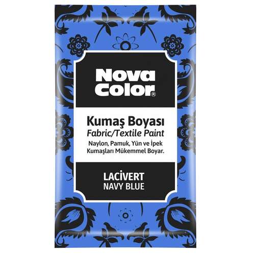 Nova Color Toz Kumaş Boyası Lacivert 12 Gr Nc-909