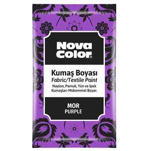 NOVA COLOR - Nova Color Toz Kumaş Boyası Mor 12 Gr Nc-907