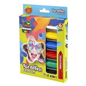 NOVA COLOR - NOVA COLOR YÜZ BOYASI 6 LI NC-212