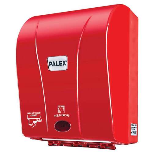 Palex 3490-B 21 Cm Otomatik Havlu Dispenseri Kırmızı