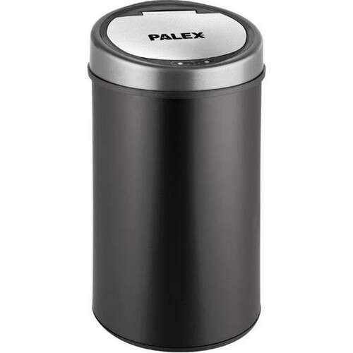 Palex SP-22 Sensörlü Çöp Kovası 22 Litre Metal Siyah