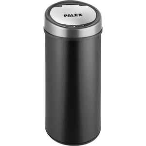 Palex - Palex SP-30 Sensörlü Çöp Kovası 30 Litre Metal Siyah (1)