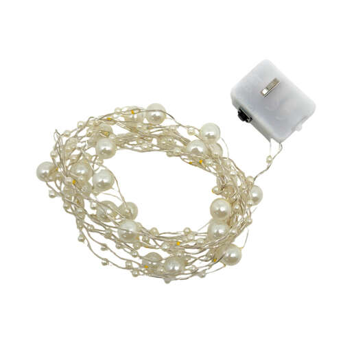 PANTHER PT-104 PİLLİ LED IŞIK 2M - İNCİ