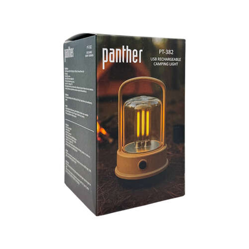 PANTHER PT-382 ŞARJLI SOLAR KAMP LAMBASI
