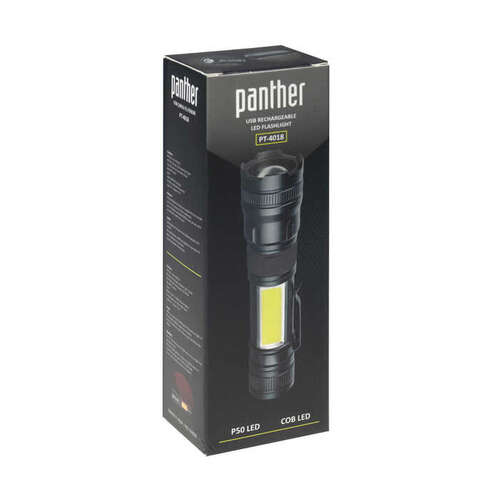 PANTHER PT-4018 ŞARJLI EL FENERİ - 5