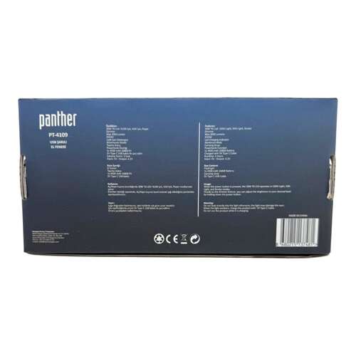 PANTHER PT-4109 USB ŞARJLI EL FENERİ
